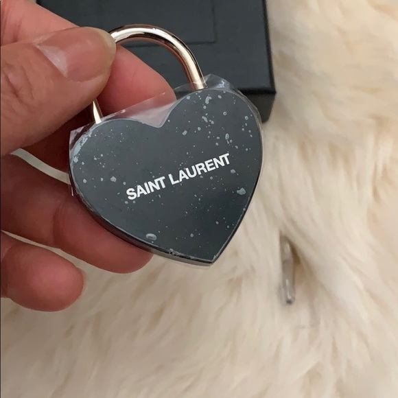 Yves Saint Laurent Padlock Necklace 